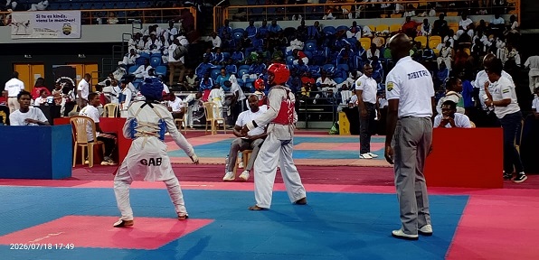 Taekwondo / 29ᵉ édition de la Coupe Baby Champion : 586 combats disputés lors de la première journée et satisfaction du président Ngomas Moukady!